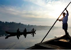 Fishermen Lake Vembanad