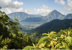 Lombok mountain scenery