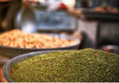 food market spices