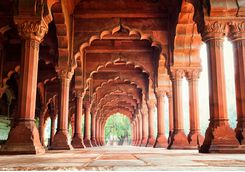 Agra Red Fort colonade