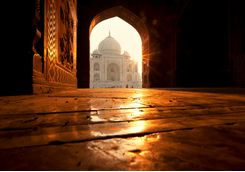 Taj Mahal at dawn