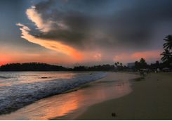 Sunset at the Beach, Sri lanka
