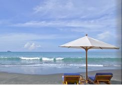 A beach scene in Bali