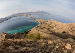 Mountains on Komodo island
