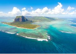 Mauritius aerial