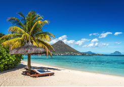 Mauritius beach loungers