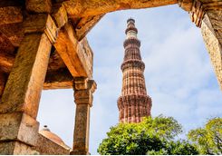 Qutab Minar Tower in Delhi