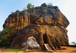 A close up view of Sigiriya