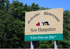 New Hampshire sign