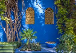 Marrakech gardens wall