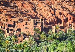 Morocco Atlas Berber village