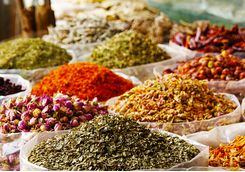 spices on display