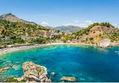 Beach at Taormina
