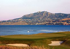 Luxury golf course view