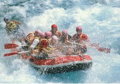 White water rafting, Victoria Falls