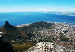 View from the top of Table Mountain