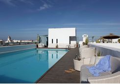 Swimming pool at Palais Bleue