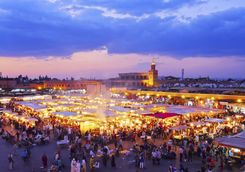Djemaa el-Fna by night, Marrakech