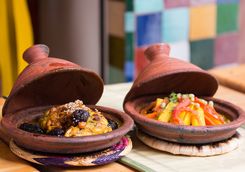 Traditional Moroccan dishes
