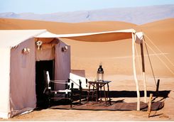 Tent in the desert