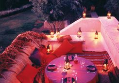 Candle-lit dinner