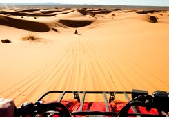 Quad biking in the Moroccan desert