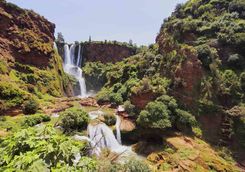 Waterfall in the mountains