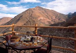 Breakfast overlooking Kasbah du Toubkal