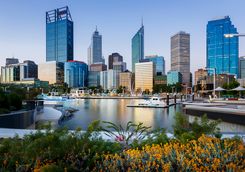The waterfront in Perth