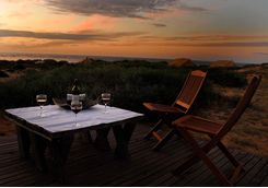 Dinner in the sunset