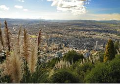 Aerial view of Bogota