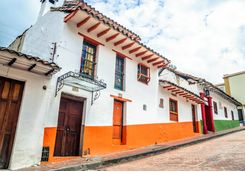 Colourful colonial buildings