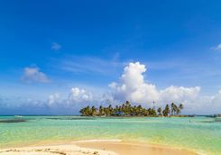 Tropical island of San Andres
