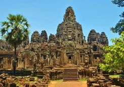 Faces of the Bayon temple