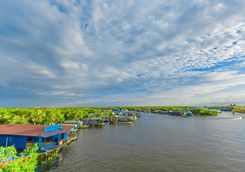 Floating village in Siem Reap