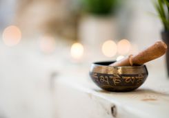 Singing bowl - yoga