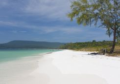 View to the beach in Koh Rong