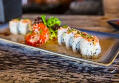 Plate of sushi