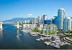 View of Vancouver river