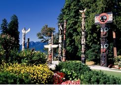 Stanley Park totem poles