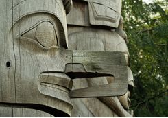 Wooden totem