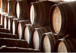 Wine barrels