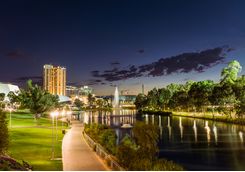 Adelaide at dusk