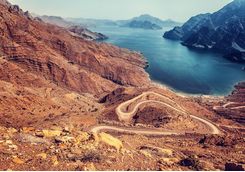 Hajar mountain pass to sea