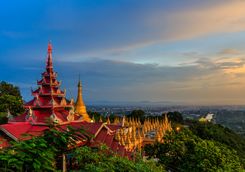 Mandaly Temple and City View