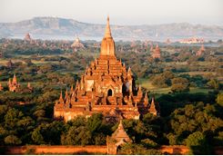 Temple at sunrise