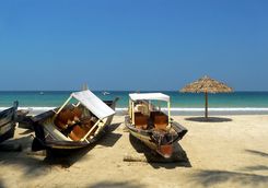 Ngapali Beach Boats