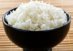 Steamed sticky rice bowl