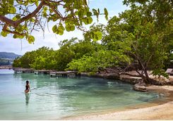 Beach at Golden Eye