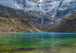 Lake in the Urubamba mountains